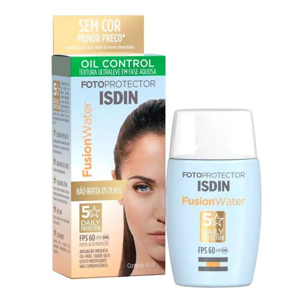 Fotoprotetor Protetor Solar Facial Isdin Fusion Water Star Fps 60 Com 30Ml