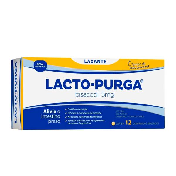 Lacto-Purga 5Mg Com 12 Comprimidos