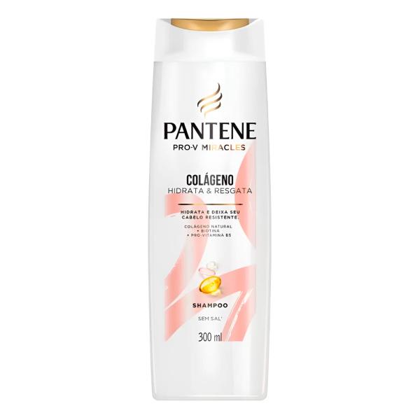 Pantene Colágeno Shampoo Hidrata & Resgata Com 300Ml